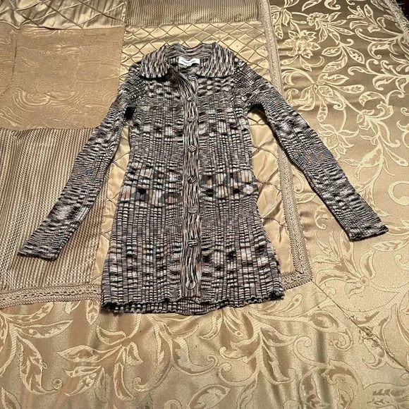 Anthropologie Spaced Dyed 70s Cardigan, Little Lies, size S/M NWOT - Picture 2 of 6